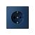 Розетка 1-м 16А С/У З/К со шторками Аквамарин ArtGallery