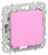 Переключатель 1-кл 10А С/У проходной Пурпурный FLITE