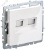 Розетка RJ45+RJ45 кат.5Е С/У Белый Brite