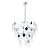 Подвесная люстра Rosabella A4067LM-11CC Arte Lamp