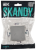 Выключатель 1-кл 10А С/У Серебряный Skandy