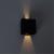 Фасадный светильник A1445AL-1BK Arte Lamp