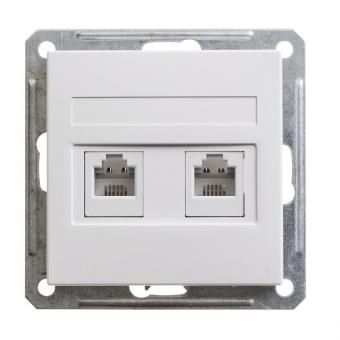 Розетка W59 RSI-251ТТ-1-86 2*RJ11