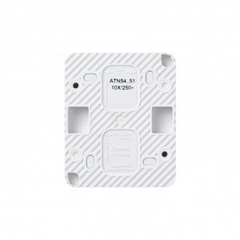 Выключатель 2-кл 10А О/У Белый AtlasDesign Profi54