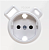 Накладка для розетки Schuko 16А USB A+C со шторками Белый R98 Donel