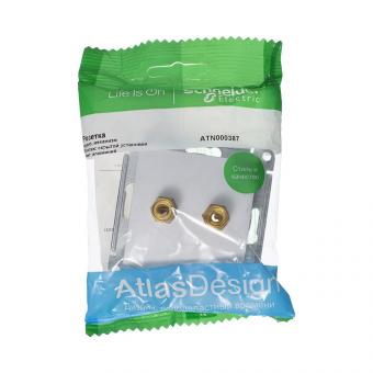 Розетка Аудио С/У Алюминий AtlasDesign