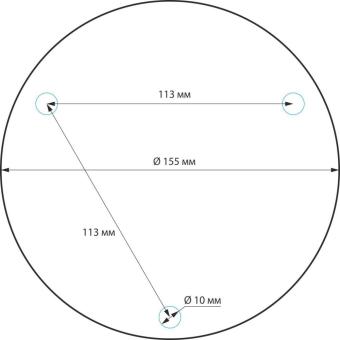 Ландшафтный светильник Techno 1507 черный Elektrostandard