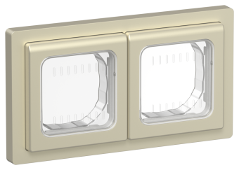 Рамка 2-я IP55 Шампань FLITE