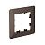Рамка 1-я, Мокко/дымчатый черный AtlasDesign Air Systeme Electric