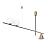 Подвесной светильник Jacob A7029PL-3BK Arte Lamp