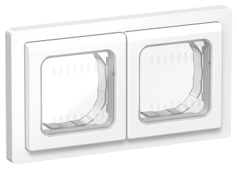 Рамка 2-я IP55 Белый FLITE