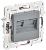 Розетка RJ45+RJ45 кат.6 С/У Серый Skandy