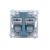Розетка RJ45+RJ45 кат.6Е DA Donel